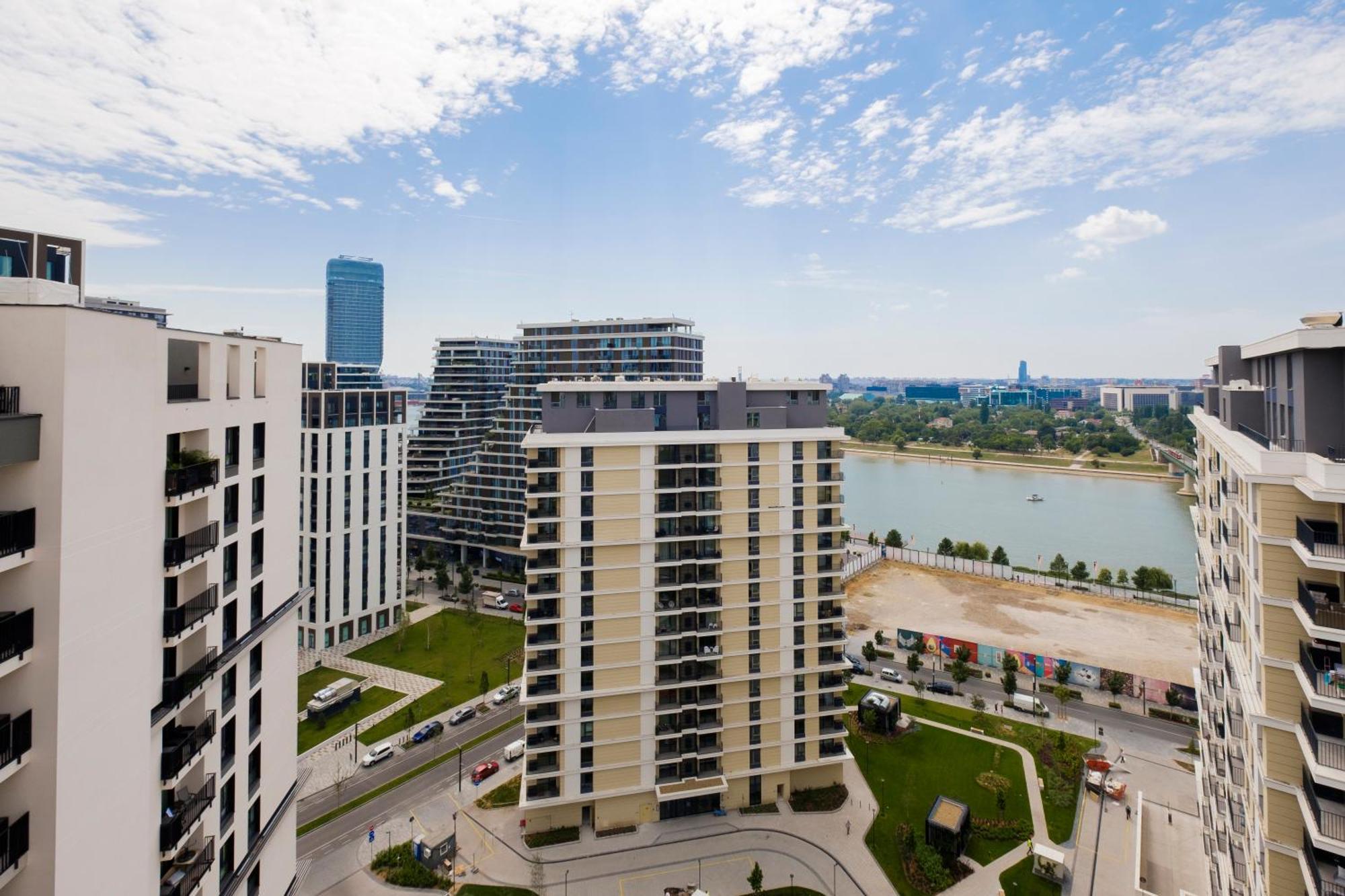 Belgrade Waterfront - River Residence Belgrado Exterior foto